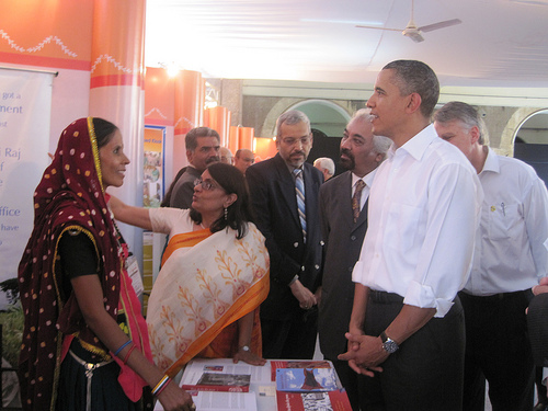 Obama and Sharmi Bai
