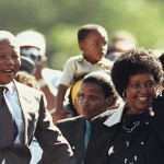 Nelson Mandela and wife
