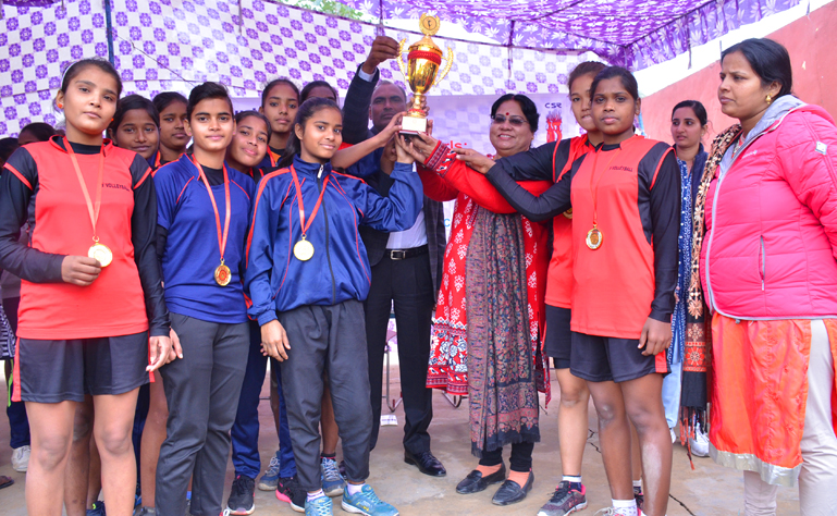 Volleyball Competition at Government Senior Secondary School, Kadipur, Gurugram