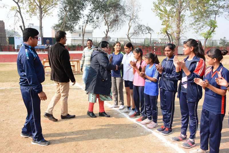 District Level Handball Competition at D.A.V. Public School (Riverside), Sarsehri Village, Ambala